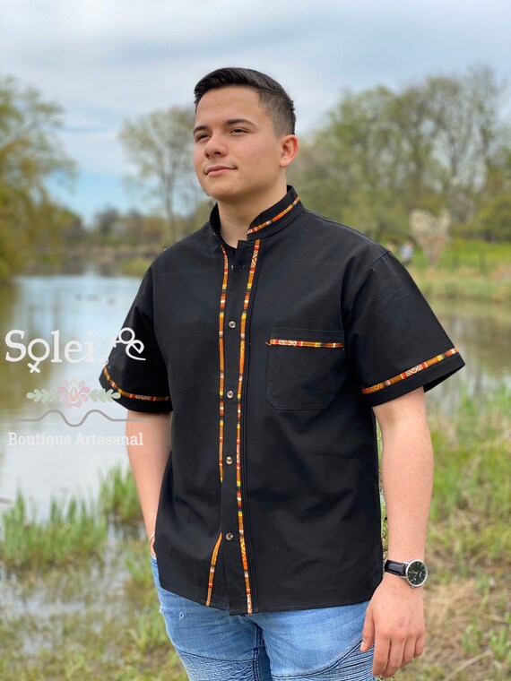 Mens Mexican Traditional Shirt Guayabera For Men Formal Etsy