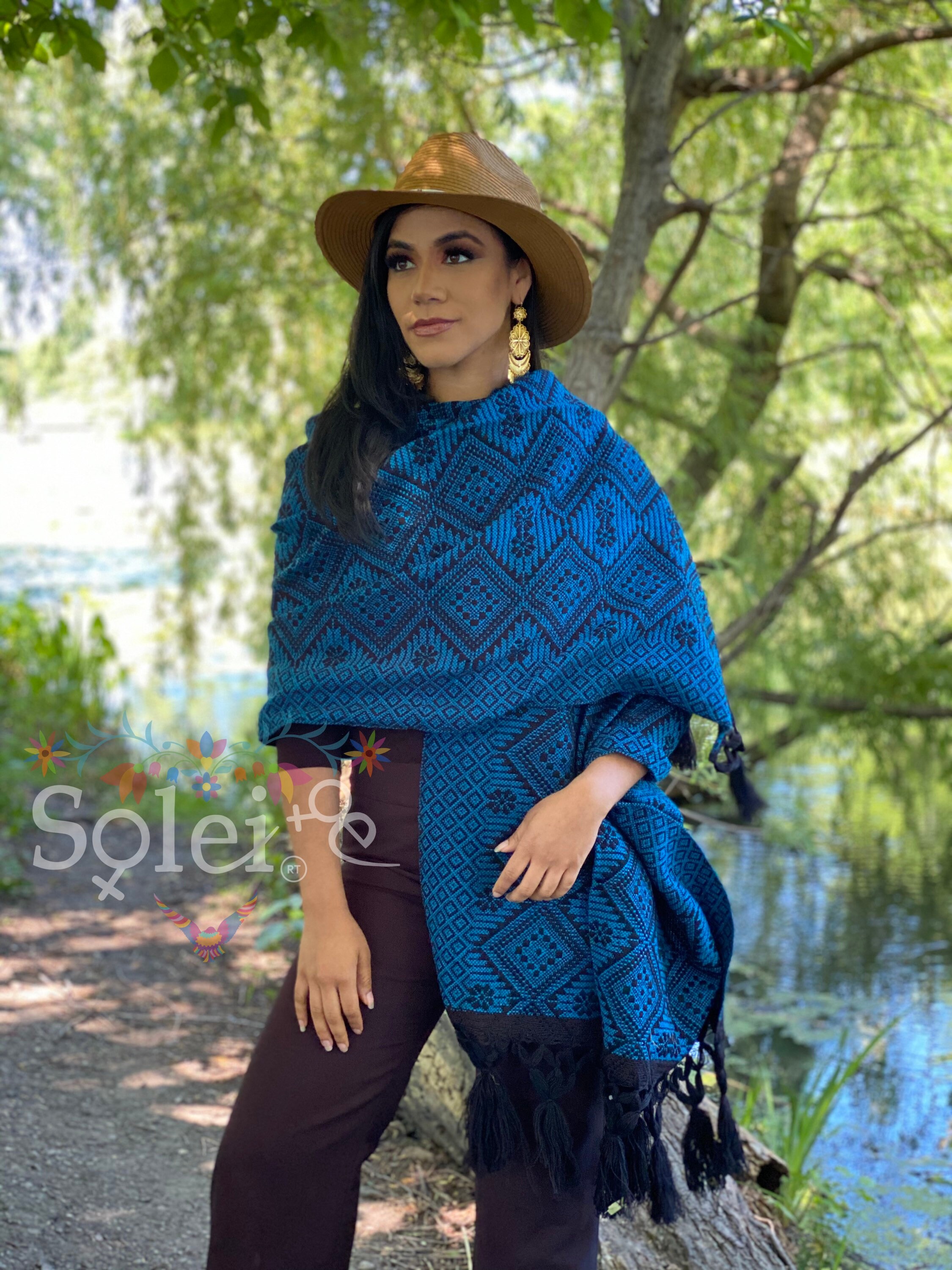 Mexican Embroidered Shawl. Mexican Traditional Shawl. Mexican Etsy