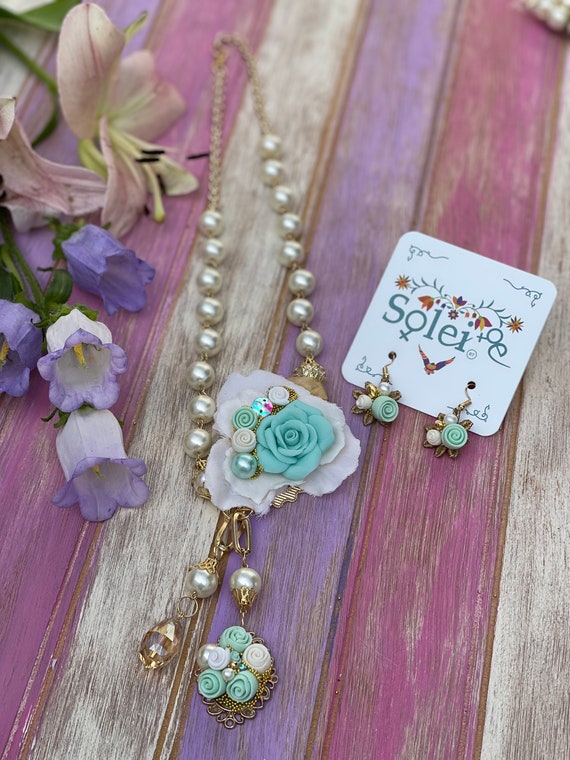 Sofia Pearl Chain Necklace - Dorado Gems