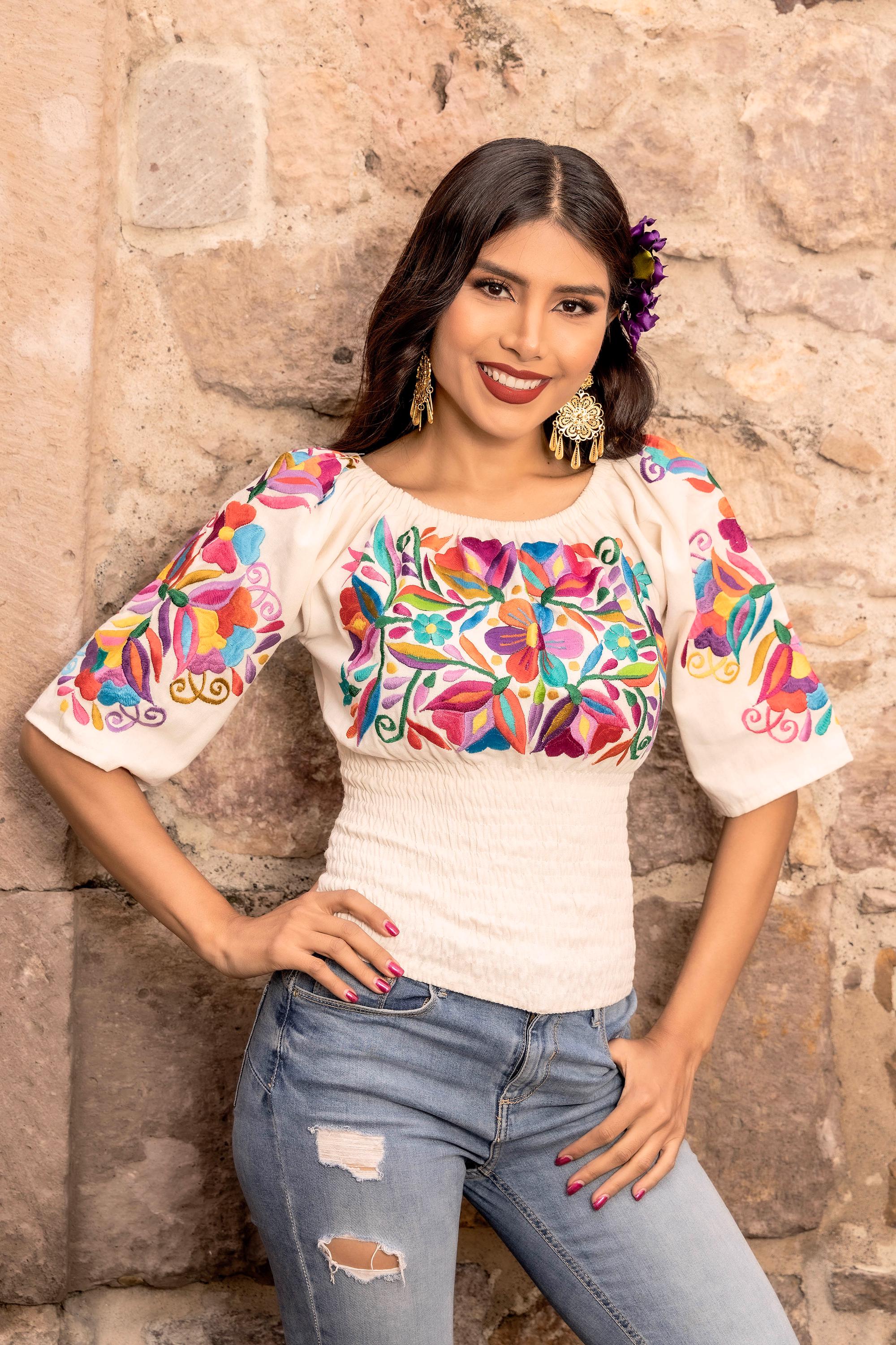 fetico【フェティコ】FLORAL EMBROIDERED BLOUSE fetico【フェティコ】FLORAL EMBROIDERED BLOUSE FETICO 22AW