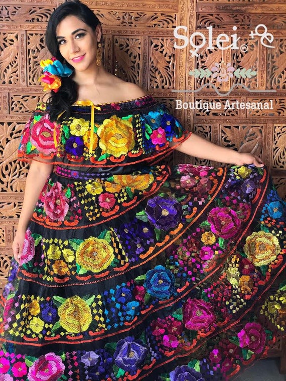 Vestido Chiapaneca Artesanias Jolovil Vestido Chiapaneca Artesanias Jolovil