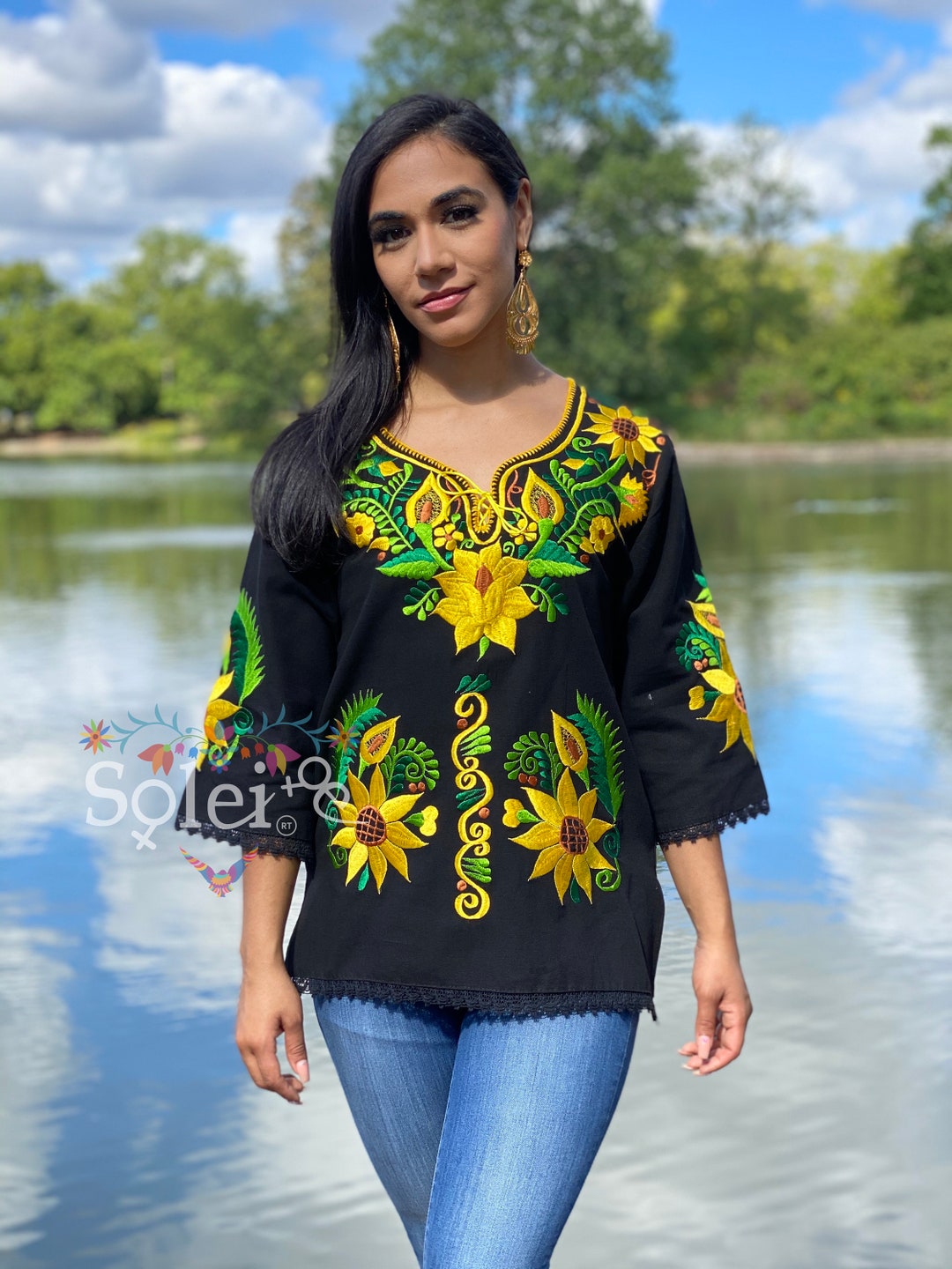 トップス Orgue Flower embroidery blouse 即日発送］orgue Flower embroidery blouse - メルカリ