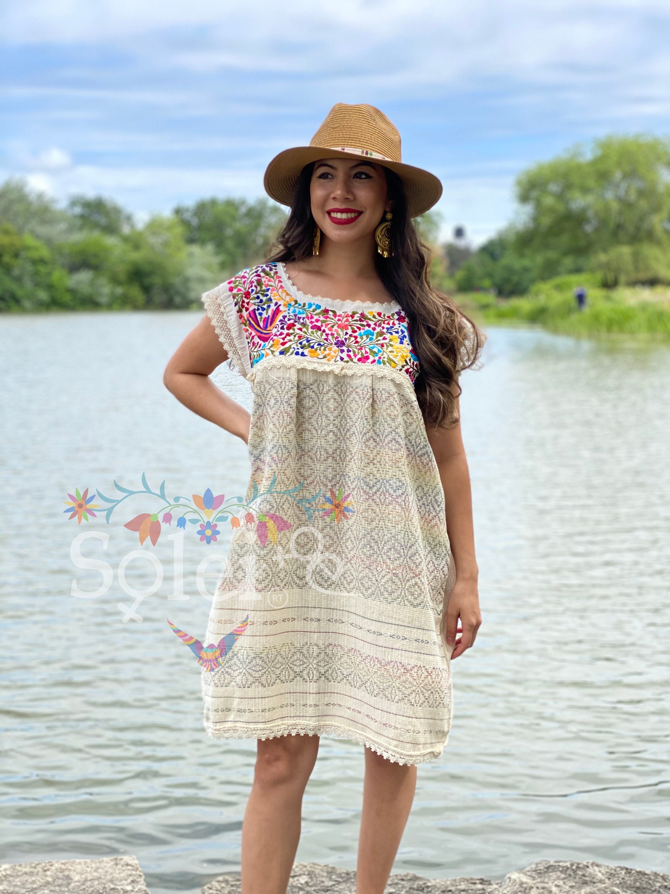 Elegant embroidered clearance dress