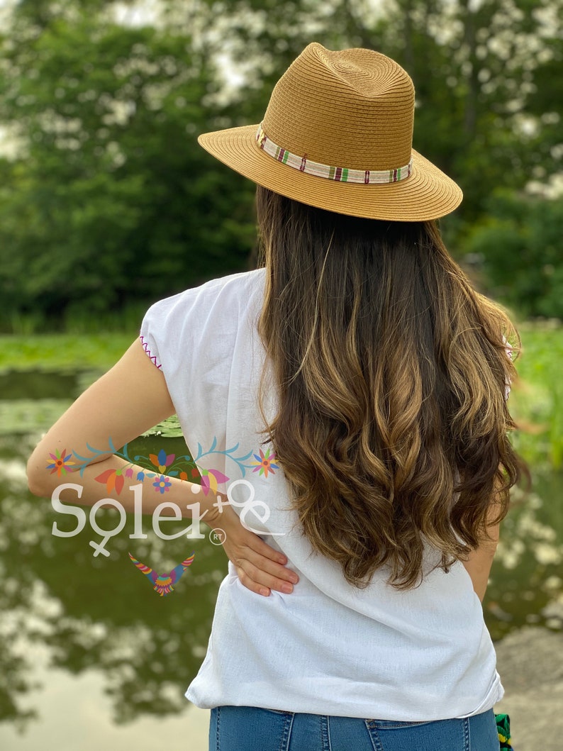 Floral Embroidery Stripe Top