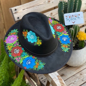 Artisanal Hat Frida Medallion Suede Navy Blue 603666 main image 1