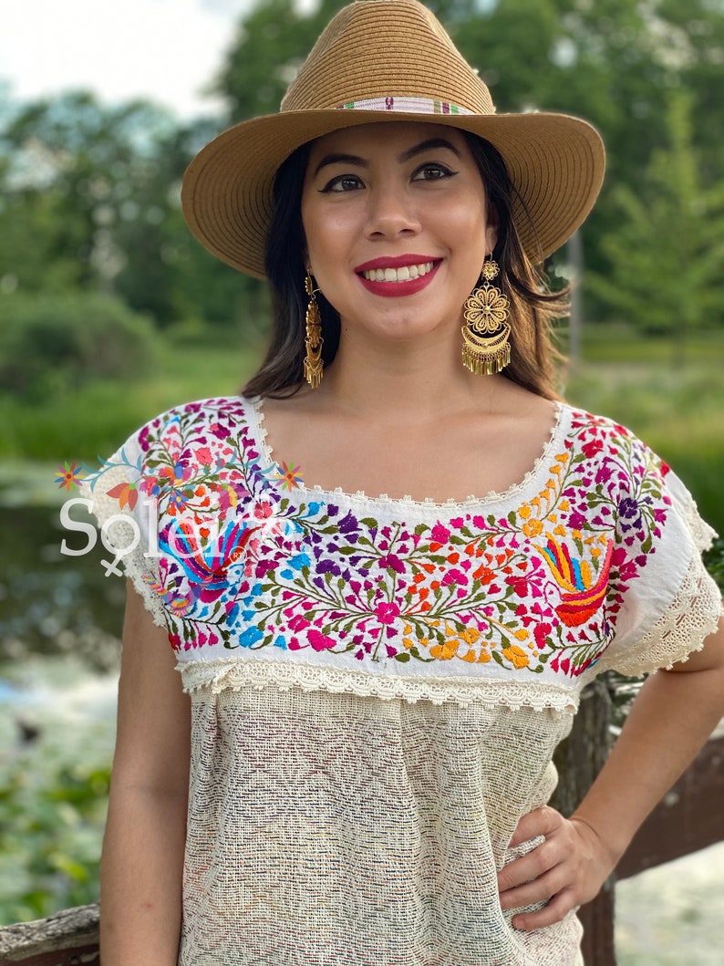 Artisanal Mexican Dress. Embroidered Dress Made on a Loom. Etsy