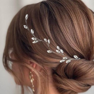 Jeweled headpiece Bridal headpiece for bride Bridal hair piece Wedding hair piece Bridal hair vine Crystal headpiece Rhinestone headpiece