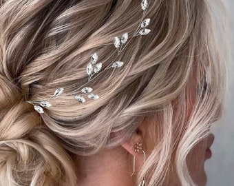 Crystal bridal hair piece | Wedding hair accessory | Boho headpiece