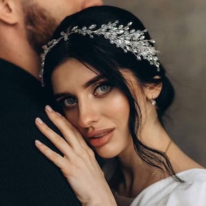 Crystal headpiece Crystal headband Bridal headband Wedding headband Bridal hair piece Bridal headpiece Wedding headpiece Crystal tiara