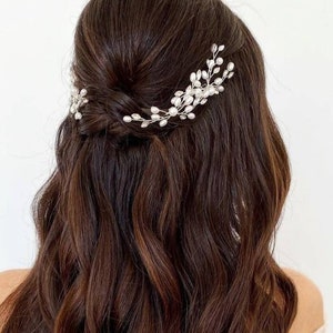 Pearl hair pins Bridal hair pins Bridal head pieces Wedding hair pins Bridal hair comb Decorative hair pins Pearl hair comb Pearl hair clip