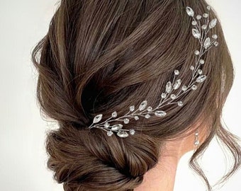 Bridal hair piece Crystal headband Wedding hair piece Bridal headpiece Bridal hair vine Wedding hair accessories haarschmuck braut