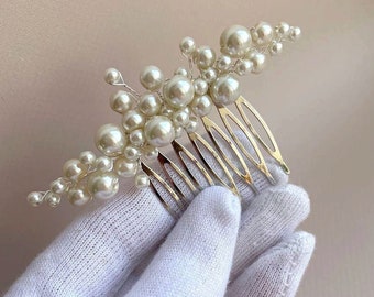 Premium pearl hair comb Bridal hair comb Wedding hair piece Bridal head piece Wedding hair accessory Bridal hair piece Hochzeit haarschmuck