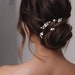 see more listings in the Pearl hair pins section