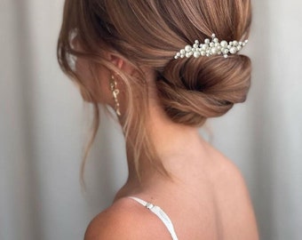 Pettine per capelli con perle Pettine per capelli da sposa Pezzo per capelli da sposa Forcina per capelli con perle Accessorio per capelli da sposa Pezzo per capelli da sposa Hochzeit haarschmuck