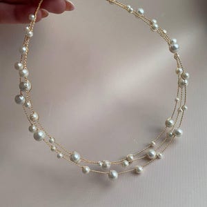 Pearl First Communion Headband – Flower Girl Tiara image 17