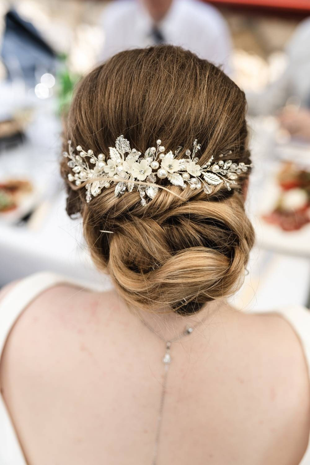Floral Hair Comb Wedding Hair Comb Pearl Hair Comb Bridal Hair Etsy