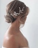 Wedding head piece for bride Bridal hair vine Wedding hair pieces Crystal hair vine Crystal headpiece Wedding hair accessories Crystal halo