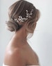 Wedding head piece for bride Bridal hair vine Wedding hair pieces Crystal hair vine Crystal headpiece Wedding hair accessories Crystal halo 