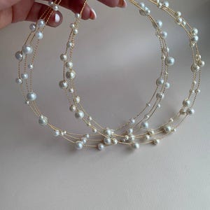 Pearl First Communion Headband – Flower Girl Tiara image 16