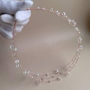 Pearl First Communion Headband – Flower Girl Tiara image 12