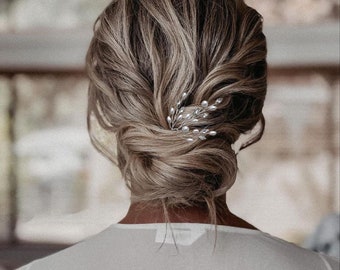 Forcine per capelli con perle Forcine per capelli da sposa Accessori per la testa da sposa Forcine per capelli da sposa Pettine per capelli da sposa Forcine decorative Pettine per capelli con perle Fermaglio per capelli con perle