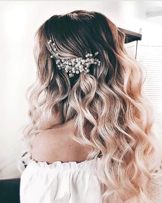 wedding side hair pieces