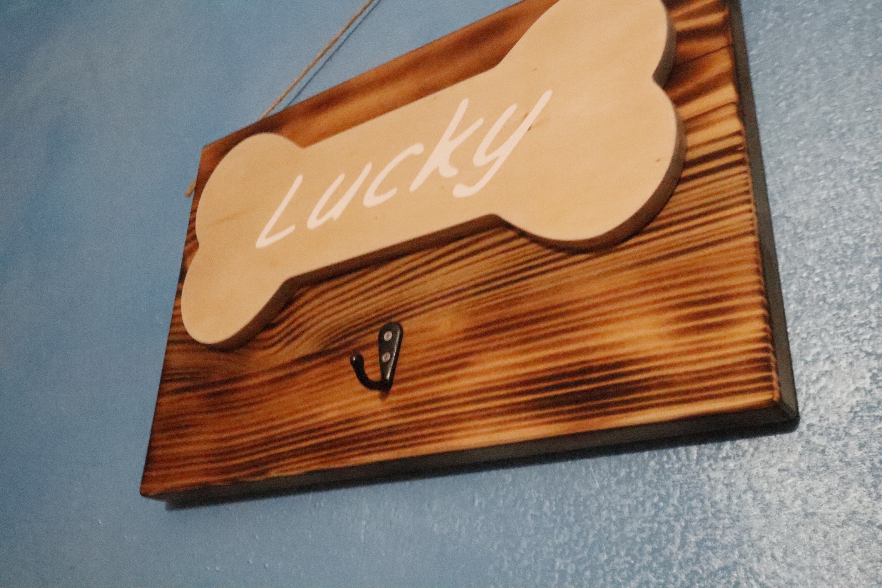 Leash holder Wall hanger for leash Dog Leash Holder Etsy