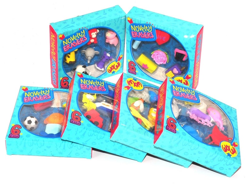 novelty erasers