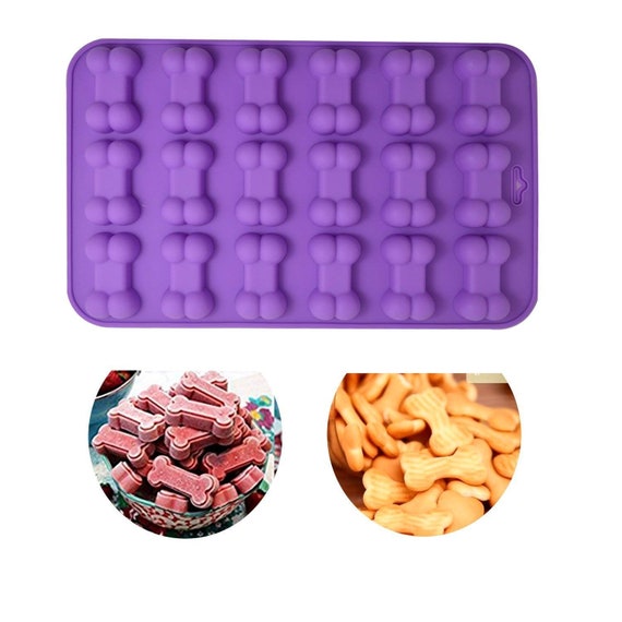 Kitchen Dog Treats Silicone Cookie Cake Pan Mold Bone-Shaped and Paw Prints Sale Kitchen Dog Treats Silicone Cookie Cake Pan Mold Bone-Shaped and Paw Prints Sale