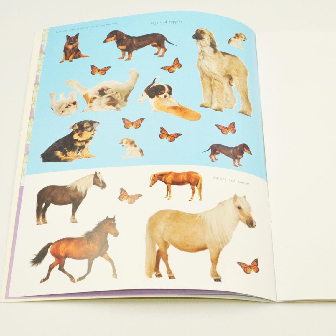 Kids Animal Friends Sticker Activity Book Books Children Etsy