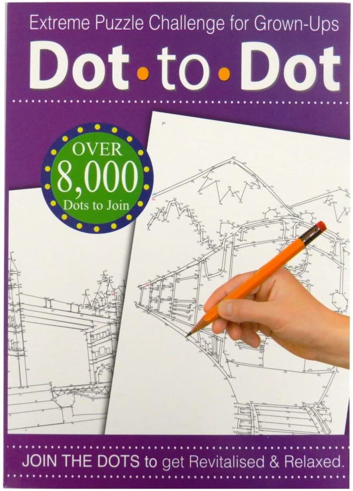 1x Adult Dot to Dot Book Anti Stress Activity Books Stress Etsy
