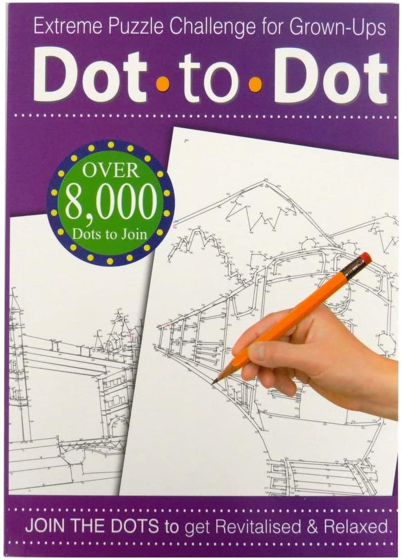 1x Adult Dot to Dot Book Anti Stress Activity Books Stress Etsy