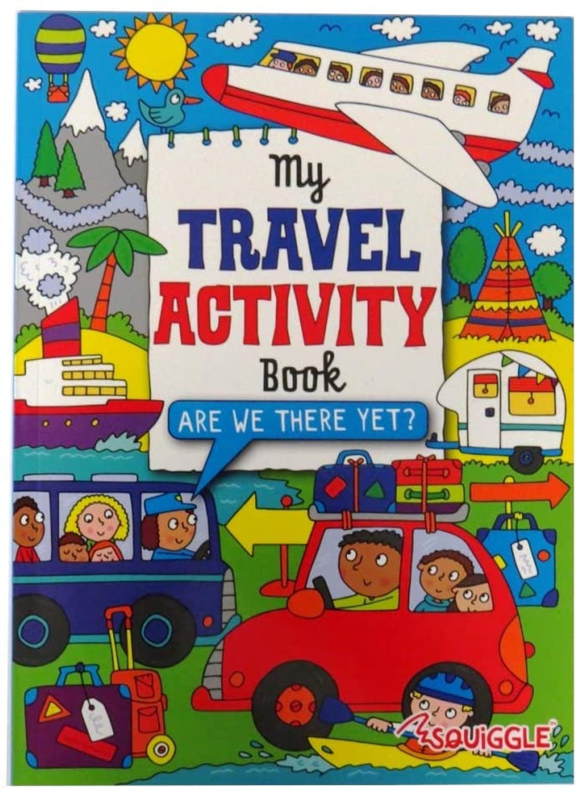 Kids Travel Activity Book Colouring Children Puzzles Travels | Etsy