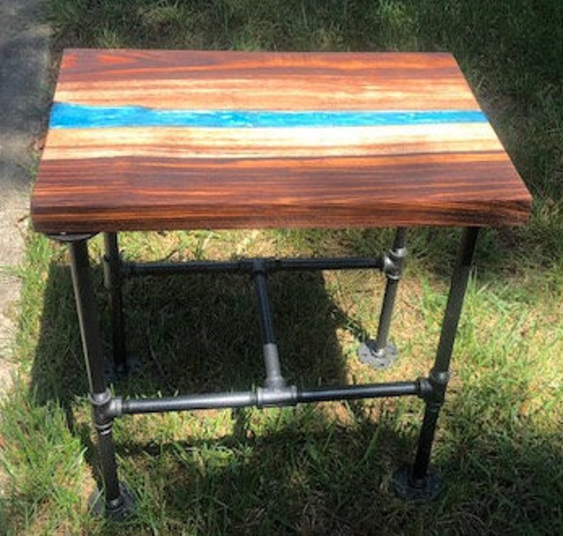 Beautiful River Side Table Made From Exotic Mora Wood Which Is A Massive Tree South America 13 5 X21 X23