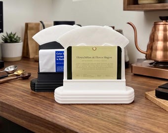 V60 Filter Holder & Coffee Bag Display