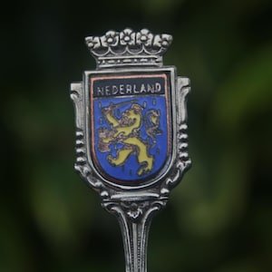 Vintage Spoon Nederland Holland Netherlands Lion Souvenir