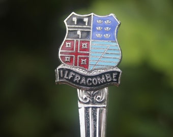 Cuillère vintage Ilfracombe Devon UK Souvenir