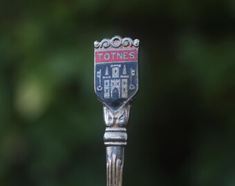 Vintage-Löffel aus Totnes, Devon, England – Souvenir, britisches Geschenk