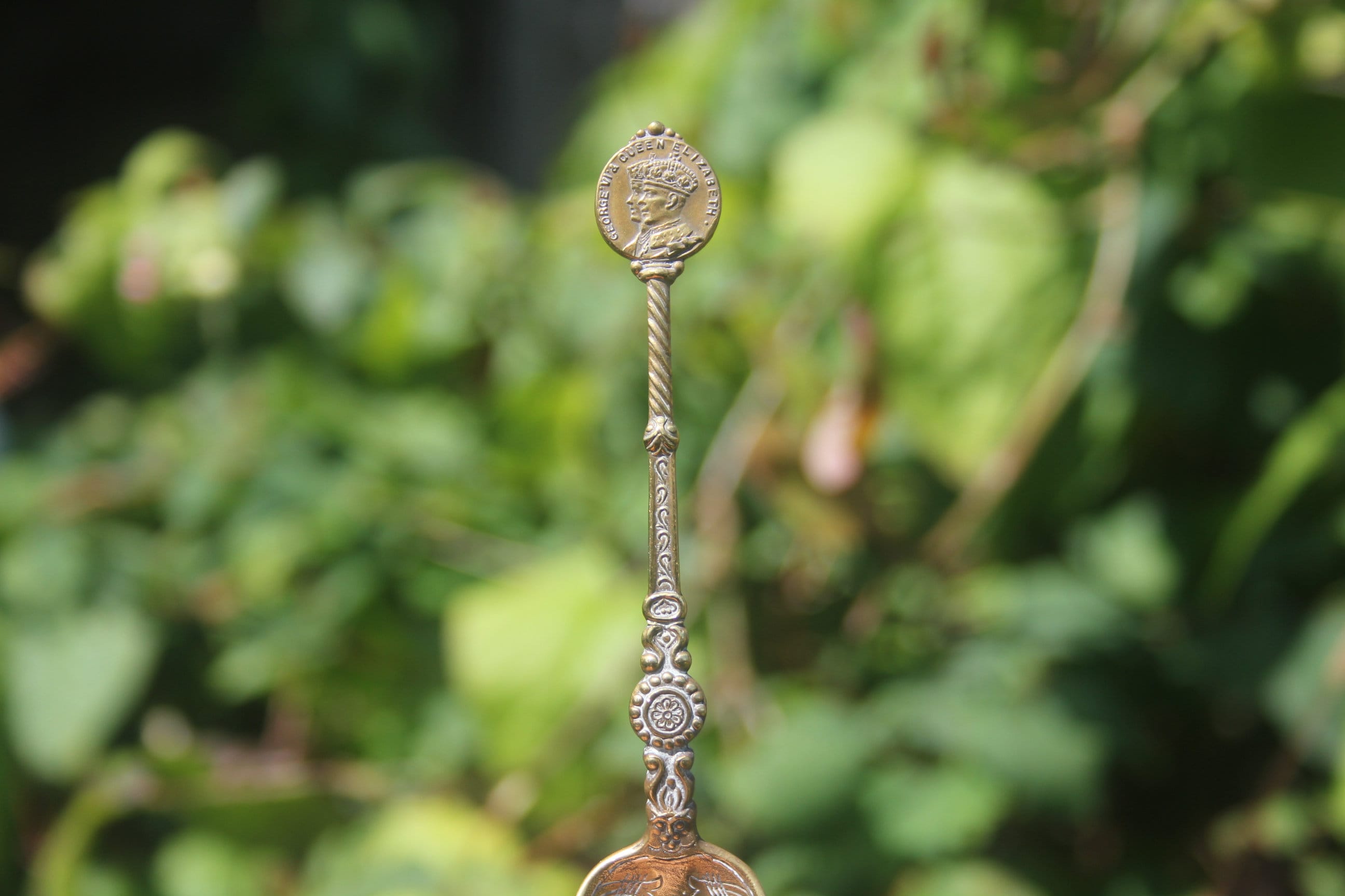 Antique Spoon 1937 Coronation King George VI Royal Anointing