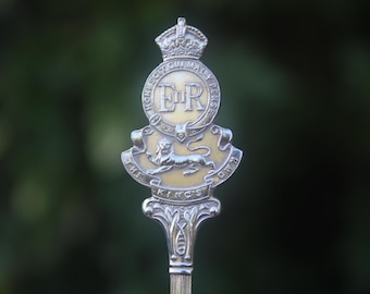 Vintage-Löffel, Kings Own Royal Lancaster Regiment, Britische Armee, Militaria, Militärgeschenk