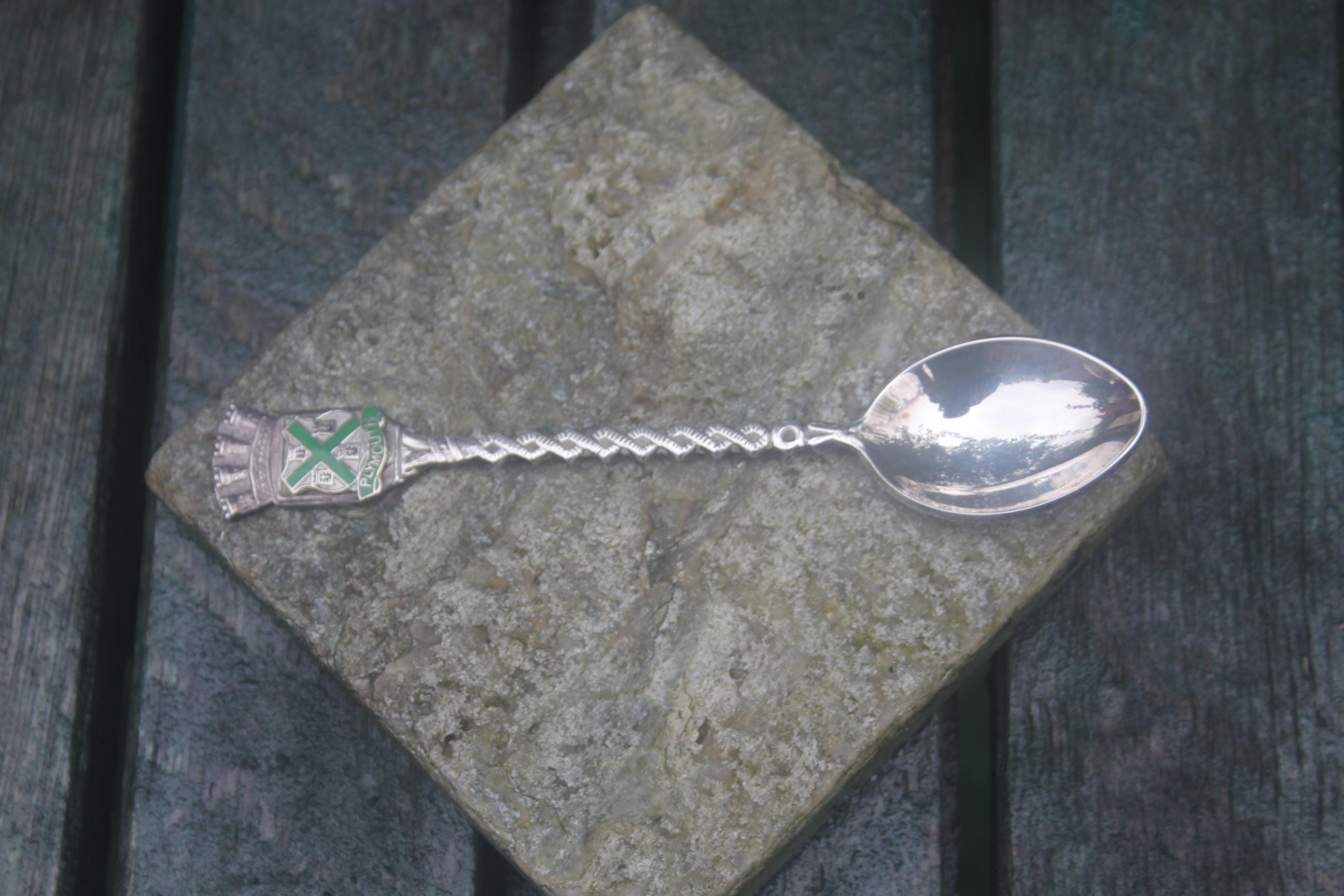 Vintage Spoon Plymouth Devon England Souvenir