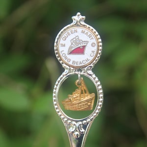 Vintage Spoon Queen Mary Ship Long Beach California