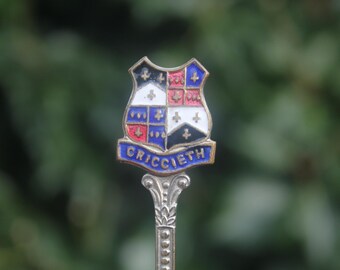 Vintage Löffel Criccieth Gwynedd Wales walisisches Souvenir