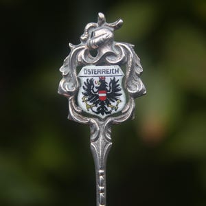 Vintage Spoon Austria Austrian Eagle Souvenir