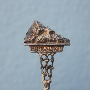 Vintage Spoon Gibraltar Rock of Gibraltor Souvenir