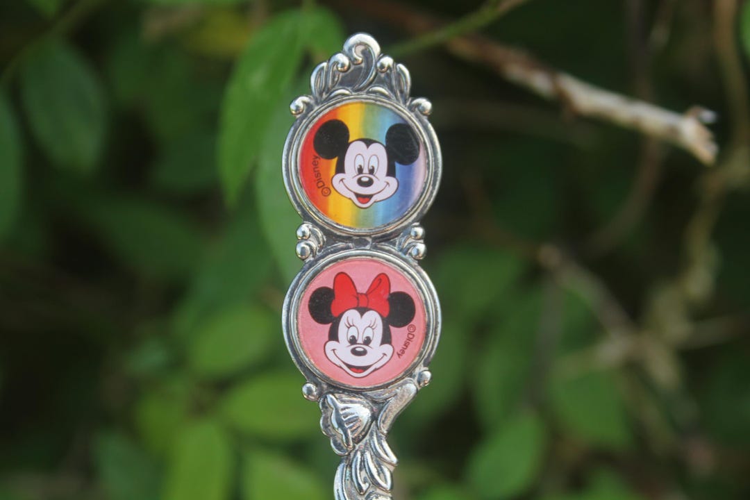 Vintage Disney Spoon Walt Disney Mickey and Minnie Mouse - Etsy