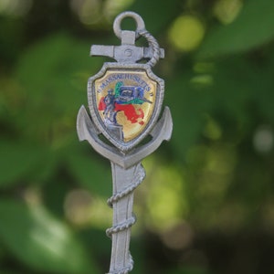 Vintage Pewter Spoon Massachusetts USA American .