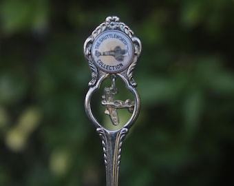 Vintage Spoon Shuttleworth Collection RAF Plane Biggleswade Bedford