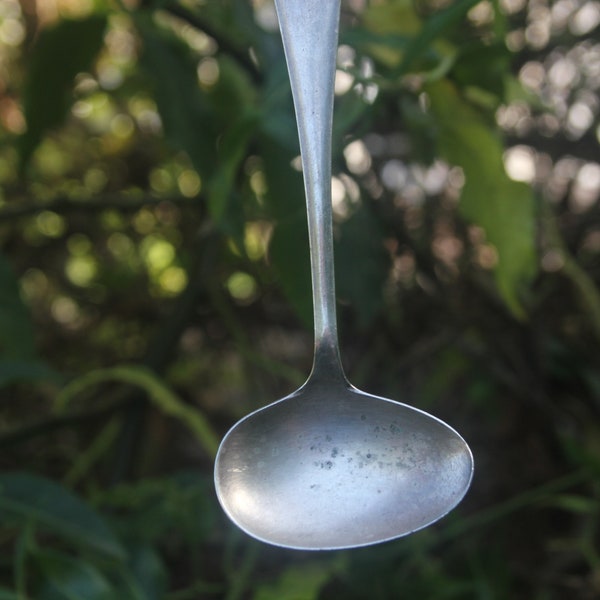 Vintage Spoon Feeding Medicine Invalid Ornate Silver Plate Collectable Spoon