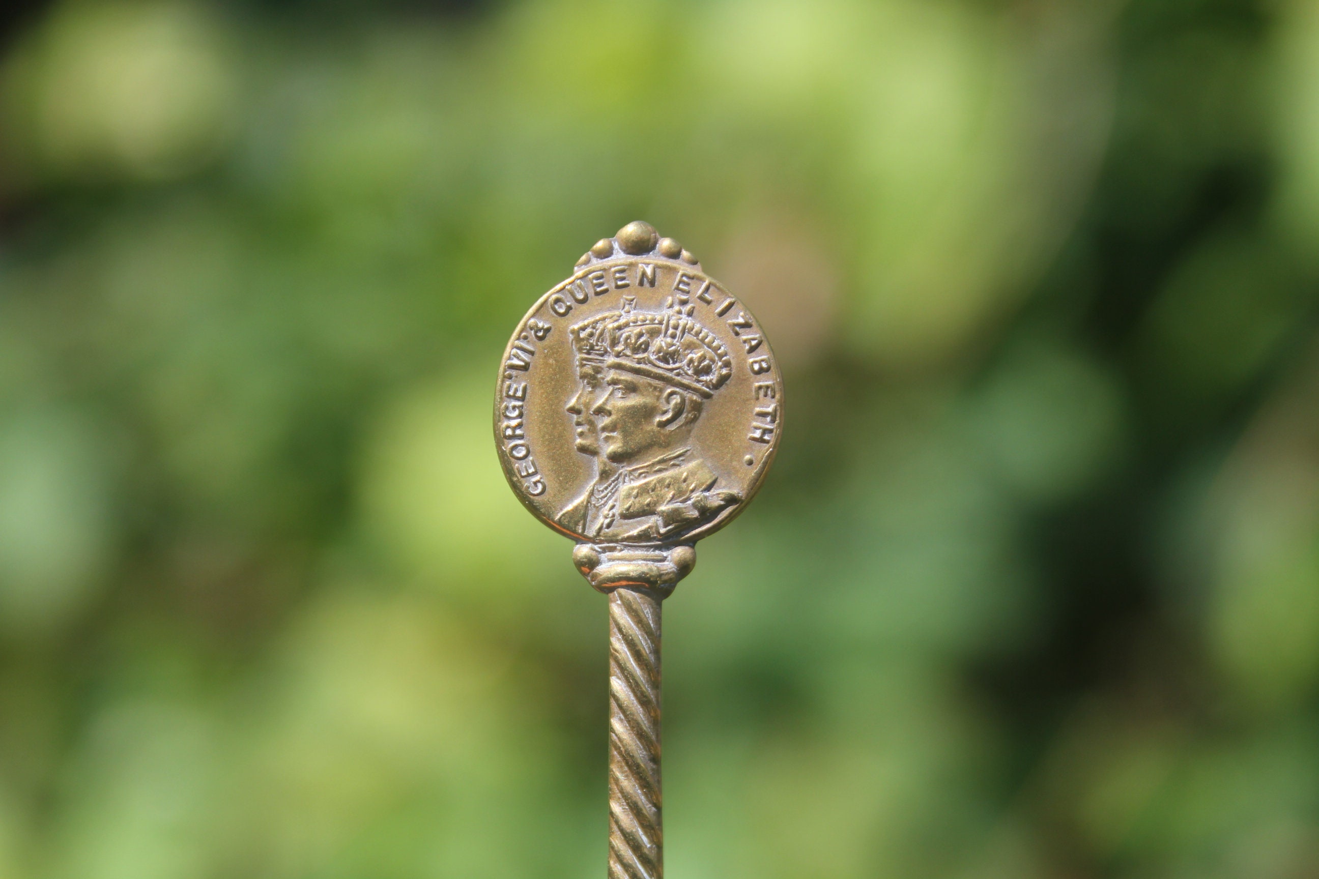 Antique Spoon 1937 Coronation King George VI Royal Anointing